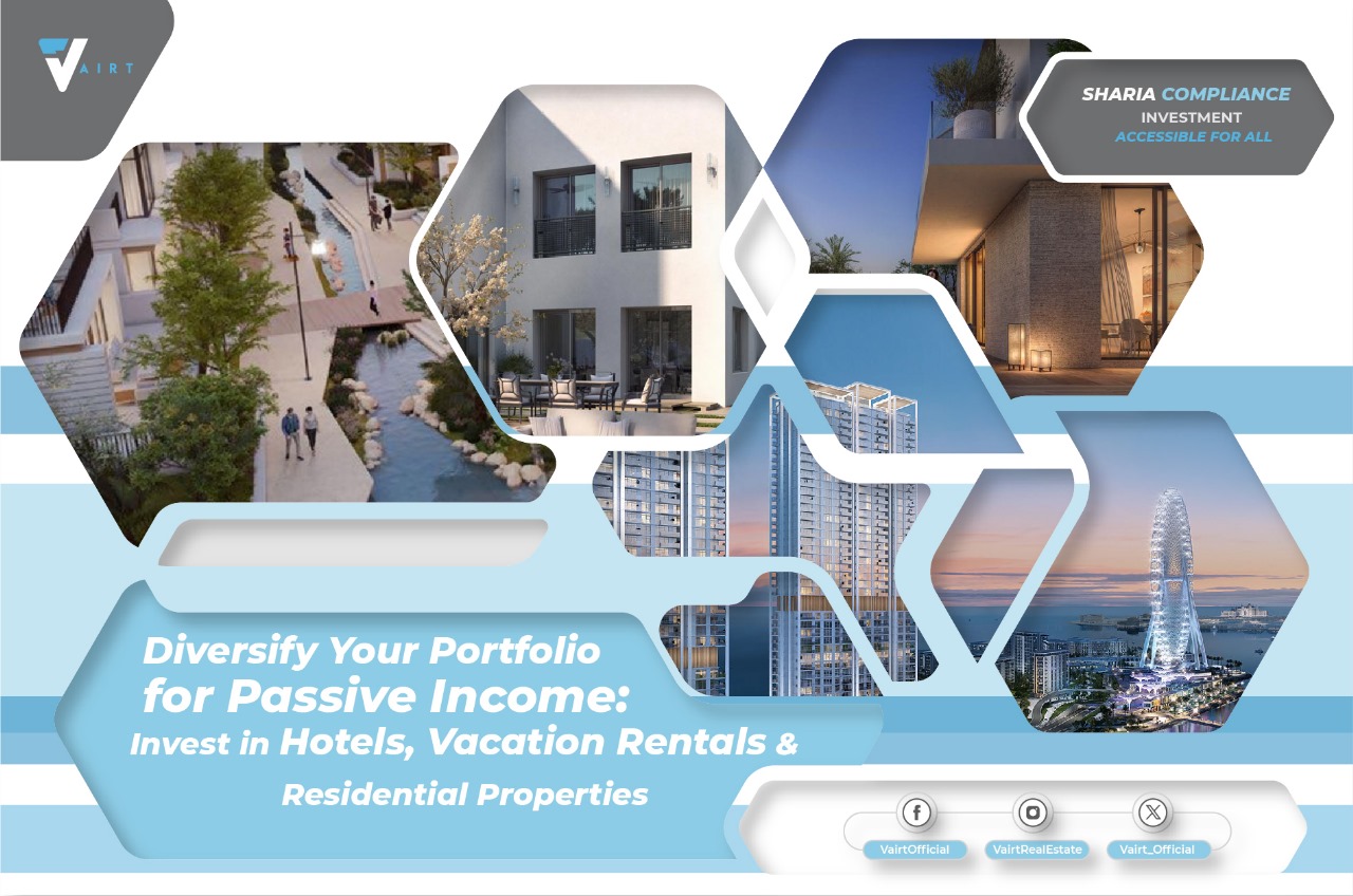 Diversify Your Portfolio for Passive Income: Invest in Hotels, Vacation Rentals & Residential Properties